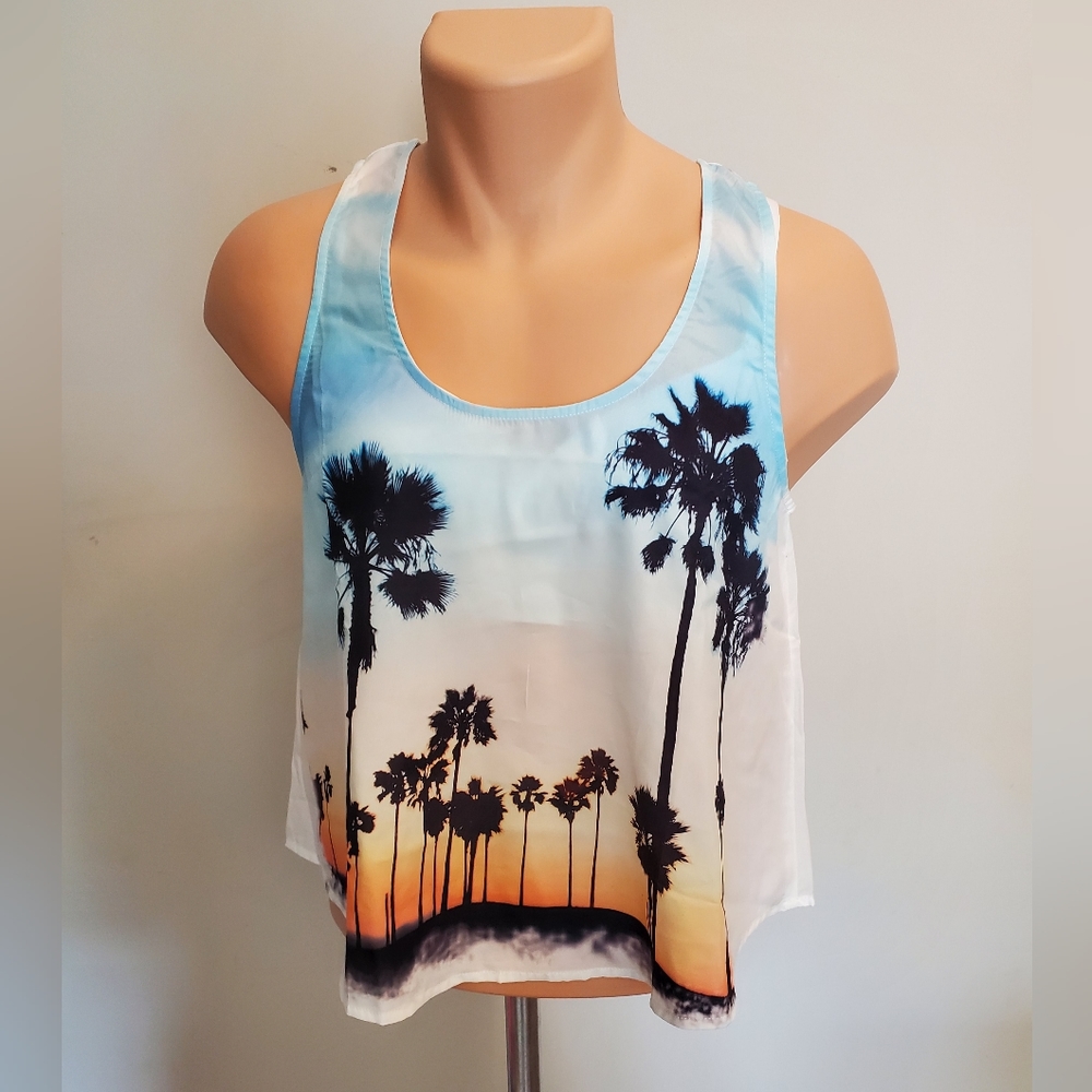 NWOT Ella Samani Tropical Tank Top